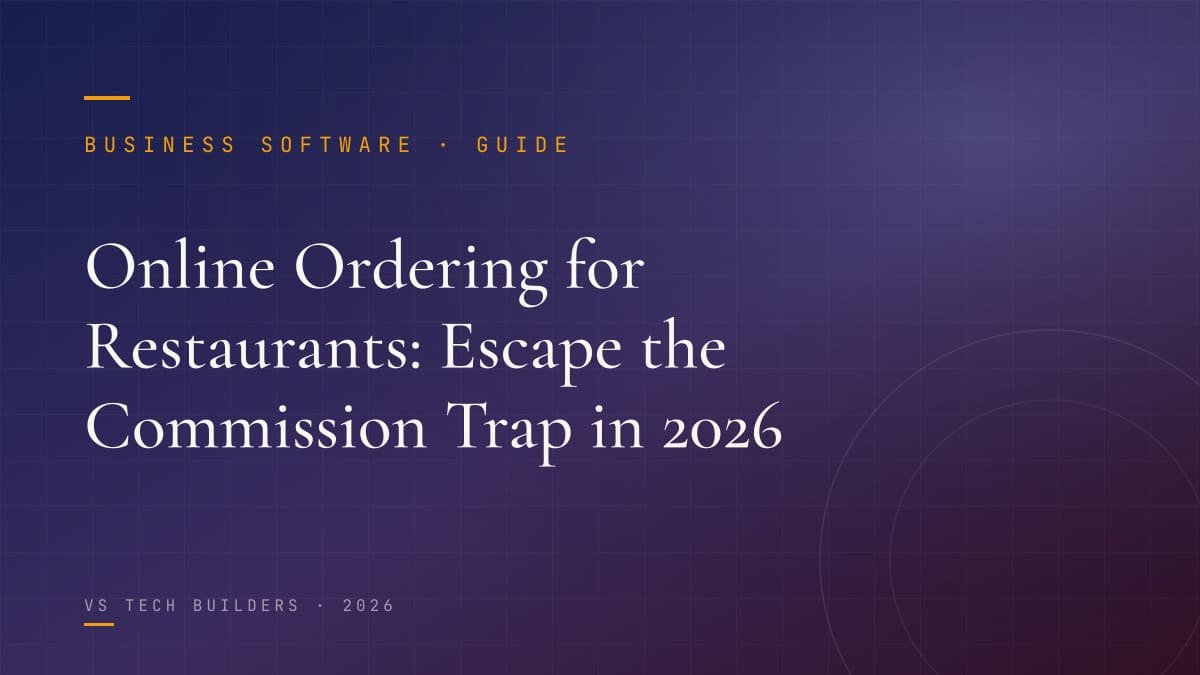 Online Ordering for Restaurants: Escape the Commission Trap in 2026