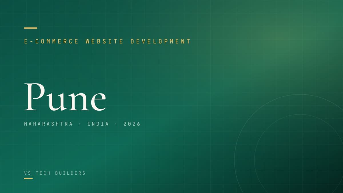 E-commerce Website Development in Pune: Sell Online the Right Way (2026 Guide)
